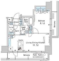 東京都台東区北上野２丁目（賃貸マンション1LDK・3階・41.61㎡） その2