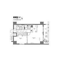 東京都中央区新川１丁目（賃貸マンション1K・3階・21.57㎡） その2