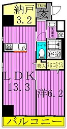 A8 1SLDKの間取図画像