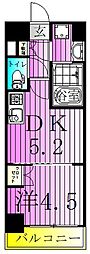 メイクス西新井大師 1DKの間取図画像