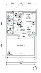 ARCOBALENO KITA-AYASE 2Kの間取図画像