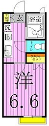 パルクステューディオステラ 1Kの間取図画像