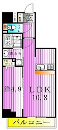 足立区西新井栄町3丁目マンション 1LDKの間取図画像