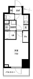 アーバンパーク扇大橋 1Kの間取図画像