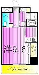 リテラス町屋 ワンルームの間取図画像
