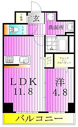 STELLAFOREST 1LDKの間取図画像