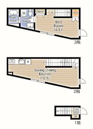 コパン扇大橋BASE 1LDKの間取図画像