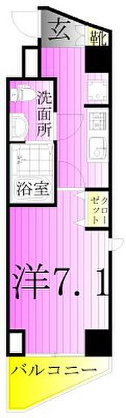 T-CASTLE 西新井駅前 1002｜東京都足立区西新井本町１丁目(賃貸マンション1K・10階・25.82㎡)の写真 その2