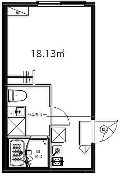 MONOLITH　OGI-OHASHI 102｜東京都足立区扇２丁目(賃貸マンション1R・1階・18.13㎡)の写真 その2