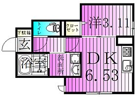 コージーコートshin 103 ｜ 東京都足立区古千谷本町２丁目5-27（賃貸アパート1DK・1階・25.71㎡） その2