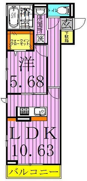 SIXTOWN 103｜東京都足立区西加平２丁目(賃貸アパート1LDK・1階・42.75㎡)の写真 その2