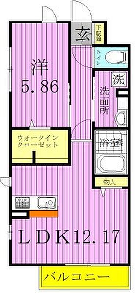 サニーハイツ 303｜東京都足立区西加平２丁目(賃貸アパート1LDK・3階・46.12㎡)の写真 その2