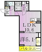 レクシア扇 206 ｜ 東京都足立区扇２丁目10-16（賃貸アパート1LDK・2階・37.47㎡） その2