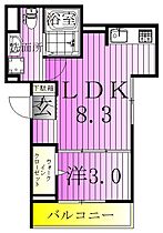 ルミナーレ 203 ｜ 東京都足立区千住宮元町21-9（賃貸アパート1DK・2階・29.50㎡） その2