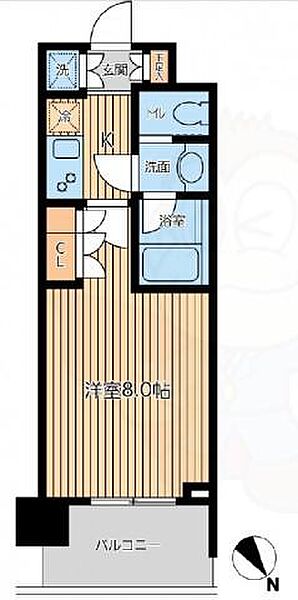 ドゥーエつつじヶ丘 ｜東京都調布市西つつじケ丘３丁目(賃貸マンション1K・9階・25.07㎡)の写真 その2