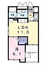 CEDAR  ｜ 東京都調布市西つつじケ丘４丁目（賃貸アパート1LDK・1階・40.46㎡） その2