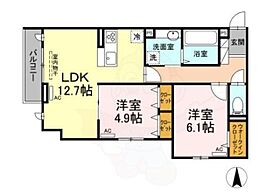 セレスティア南烏山  ｜ 東京都世田谷区南烏山１丁目（賃貸アパート2LDK・3階・58.08㎡） その2