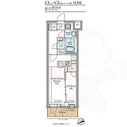 間取図画像 1LDK