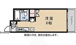 アーバンハイツ ワンルームの間取図画像