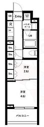 セジョリ高井戸 2Kの間取図画像