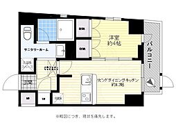 ステージグランデ千歳烏山アジールコート 1LDKの間取図画像