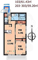 京王線 千歳烏山駅 徒歩16分 3階/-