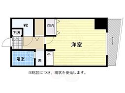 アーバンコート南烏山 ワンルームの間取図画像