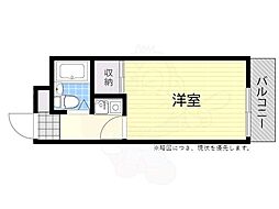 メゾン菊野台 1Kの間取図画像
