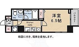 ウィルテラス千歳烏山 1Kの間取図画像