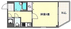 クラビス上町台  ｜ 大阪府大阪市中央区東平２丁目3-4（賃貸マンション1K・8階・23.12㎡） その2