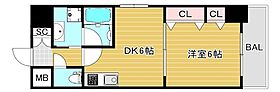 シティスパイア難波南 501 ｜ 大阪府大阪市浪速区大国１丁目4-18（賃貸マンション1DK・5階・27.47㎡） その2