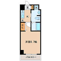 宮城県仙台市青葉区八幡３丁目（賃貸マンション1K・6階・25.37㎡） その2