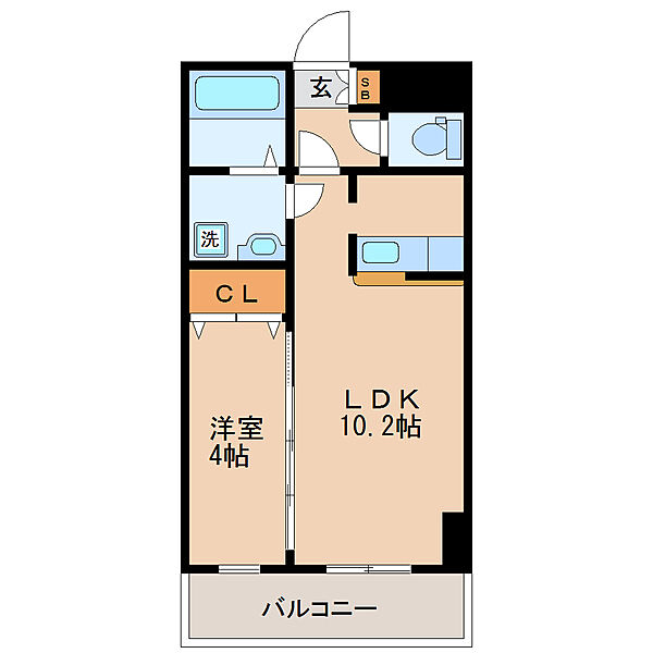 フェリシダ東仙台 ｜宮城県仙台市宮城野区東仙台３丁目(賃貸マンション1LDK・5階・34.00㎡)の写真 その2