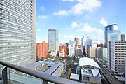 眺望。前面棟無しで、日当たり・眺望良好です。（別階からの写真になります。）