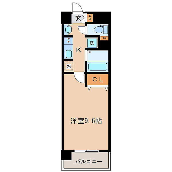 レジディア榴岡公園 ｜宮城県仙台市宮城野区原町南目字町(賃貸マンション1K・4階・27.22㎡)の写真 その2