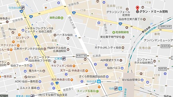 画像30:仙台駅まで徒歩10分、勾当台まで徒歩15分アクセス良好です。