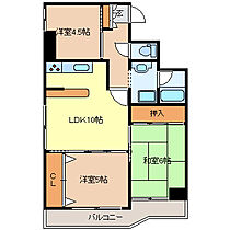 宮城県仙台市青葉区花京院２丁目（賃貸マンション3LDK・8階・61.24㎡） その2