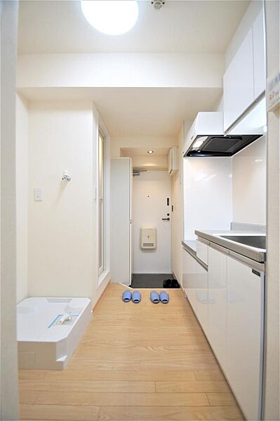 画像10:キッチンには洗濯機置き場もあります。
