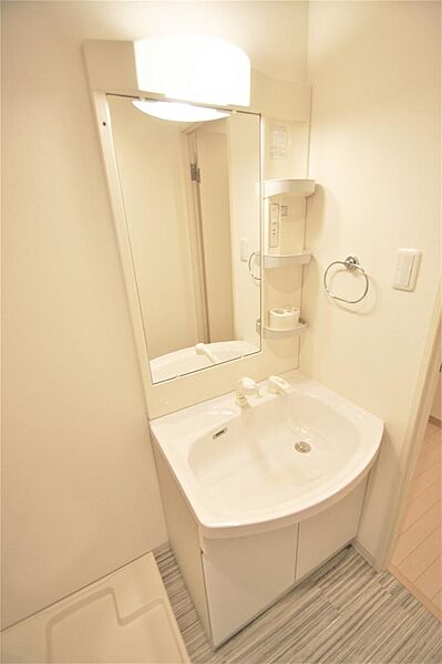 画像17:人気のシャワー付き洗面化粧台です。身支度を整える際に便利です。