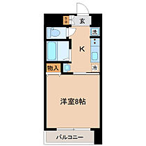 宮城県仙台市青葉区本町１丁目（賃貸マンション1K・8階・25.70㎡） その2