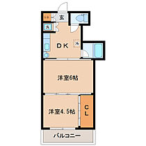 宮城県仙台市若林区大和町４丁目（賃貸マンション2DK・2階・31.85㎡） その2