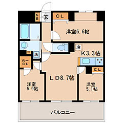 物件の間取り