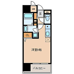 108二十人町 ワンルームの間取図画像