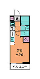 ND郡山 ワンルームの間取図画像