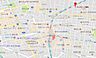 地図：仙台駅・中心部徒歩圏内の立地です。