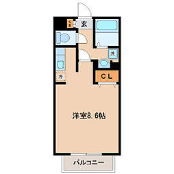 NORTHCITY50 ワンルームの間取図画像