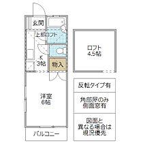 マロンハイツ 205号室 ｜ 茨城県稲敷郡阿見町若栗（賃貸アパート1K・2階・19.80㎡） その2