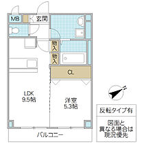 クレベール千束町 207号室 ｜ 茨城県土浦市千束町（賃貸マンション1LDK・2階・47.30㎡） その2