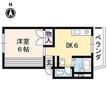 京都府京都市北区大宮玄琢北町（賃貸アパート1DK・1階・25.00㎡） その2