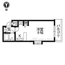 京都府京都市上京区五辻通千本東入桐木町（賃貸マンション1K・2階・18.82㎡） その2